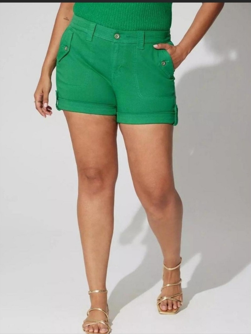 Torrid Green Women's Corgo Shorts 26 NWT